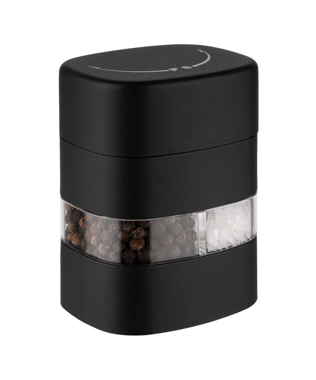 GGM Gastro (6 pcs) 5.1 cm-1 Salt & Pepper Mill PREMIUM - BOOGIE - Plastic - Height: 80mm - Black