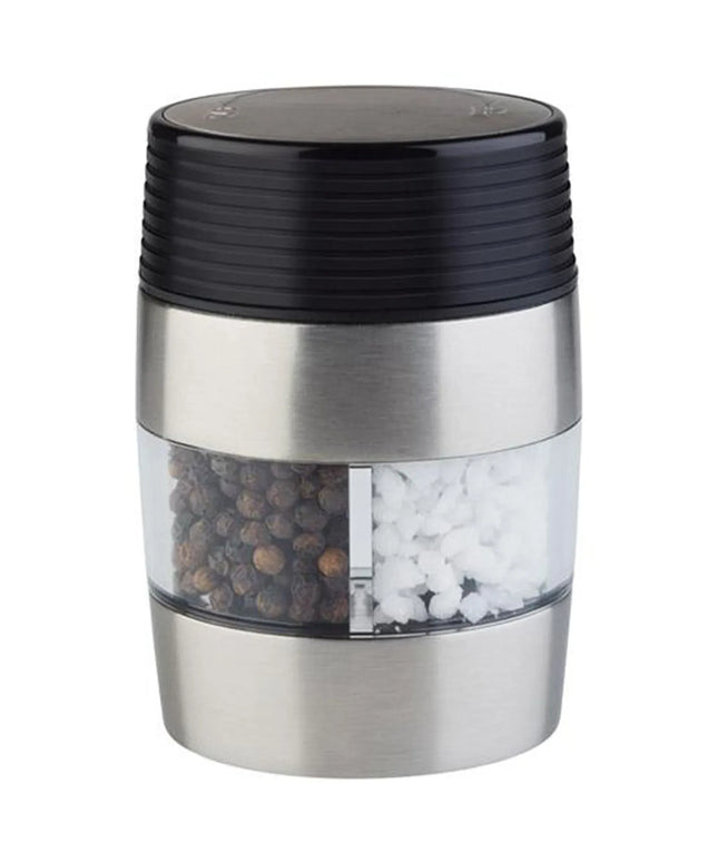 GGM Gastro (6 pcs) 5.1 cm-1 Salt & Pepper Mill PREMIUM - FLIPMILL - Stainless Steel - Height: 95mm