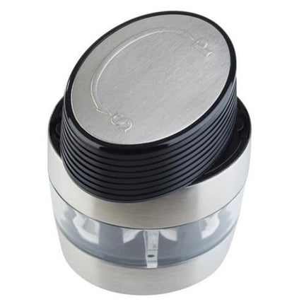 GGM Gastro (6 pcs) 5.1 cm-1 Salt & Pepper Mill PREMIUM - FLIPMILL - Stainless Steel - Height: 95mm
