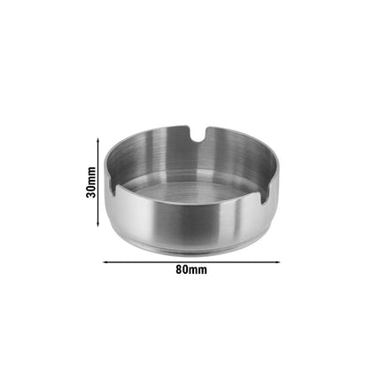GGM Gastro (6 pcs) Ashtray - Ø80mm - Stainless Steel