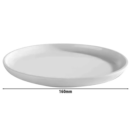 GGM Gastro (6 pcs) ASIA PLUS | Canapé Plate - Melamine - Ø160mm - White