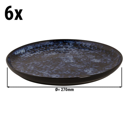 GGM Gastro (6 pcs) BAMA BLUE | - Stoneware - Ø270mm - Blue