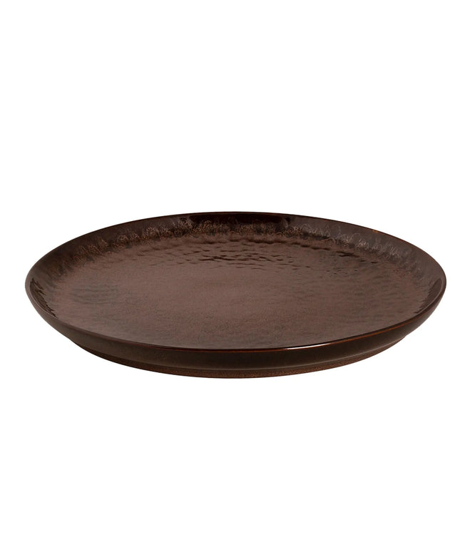 GGM Gastro (6 pcs) BAMA COPPER | Platter - flat - Stoneware - Ø270mm - Copper