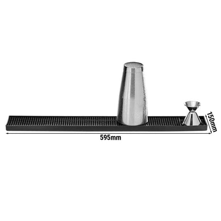 GGM Gastro (6 pcs) Bar Mat - 595x80mm