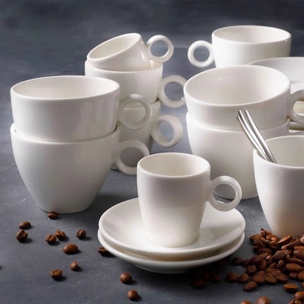 GGM Gastro (6 pcs) BART | Cappuccino Cup Bart - 265ml - Ivory