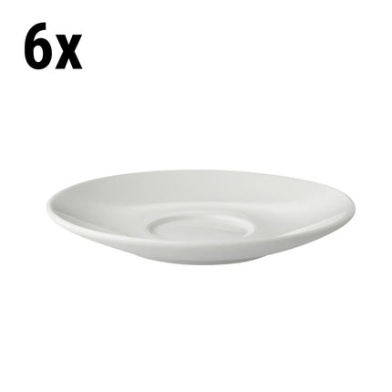 GGM Gastro (6 pcs) BART - Cappuccino saucers - Ø155mm - Ivory