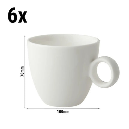 GGM Gastro (6 pcs) BART | Coffee Cup Bart - 170ml - Ivory
