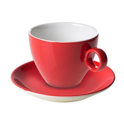 GGM Gastro (6 pcs) BART COLOUR CAFE | Cappuccino Cup Bart Colour Cafe - 230ml - Red