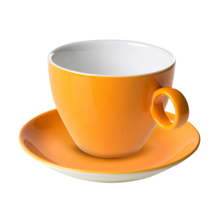 GGM Gastro (6 pcs) BART COLOUR CAFE - Cappuccino saucers - Ø155mm - Orange