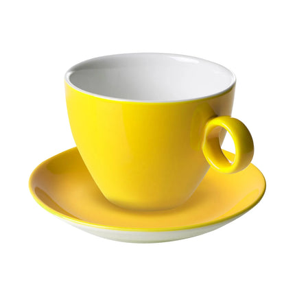 GGM Gastro (6 pcs) BART COLOUR CAFE - Cappuccino saucers - Ø155mm - Yellow