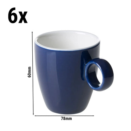 GGM Gastro (6 pcs) BART COLOUR CAFE | Espresso Cup Colour Cafe - 65ml - Blue