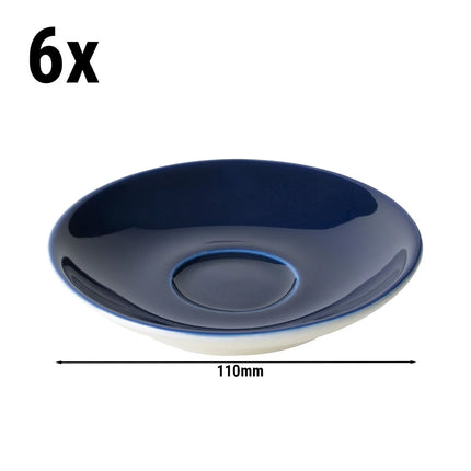 GGM Gastro (6 pcs) BART COLOUR CAFE - Espresso saucers - Ø110mm - Blue