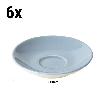 GGM Gastro (6 pcs) BART COLOUR CAFE - Espresso saucers - Ø110mm - Light Blue