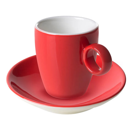 GGM Gastro (6 pcs) BART COLOUR CAFE - Espresso saucers - Ø110mm - Red