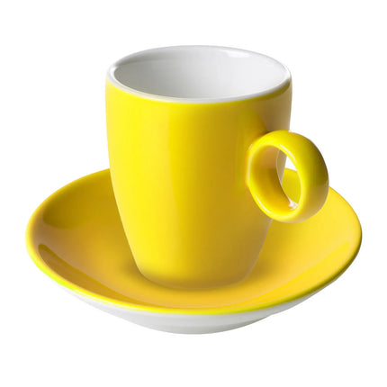 GGM Gastro (6 pcs) BART COLOUR CAFE - Espresso saucers - Ø110mm - Yellow