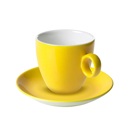 GGM Gastro (6 pcs) BART COLOUR CAFE - Flat white saucers - Ø135mm - Yellow