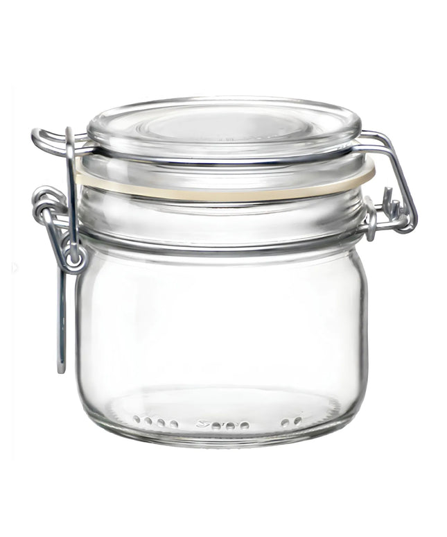 GGM Gastro (6 pcs) Bormioli Rocco | Clip Top Preserve Jar - DUBLIN - 130ml - with Clip Top Lid