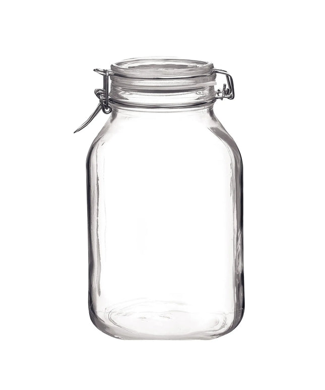 GGM Gastro (6 pcs) Bormioli Rocco | Clip Top Preserve Jar - DUBLIN - 1.5L - with Clip Top Lid
