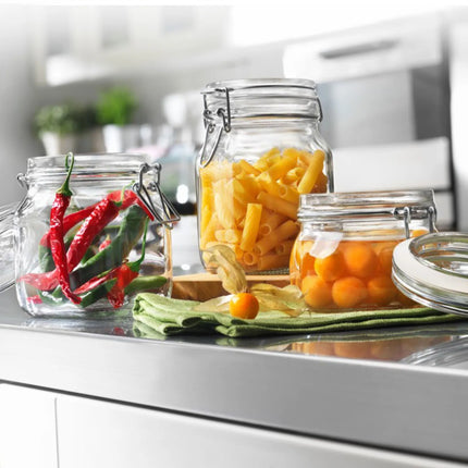 GGM Gastro (6 pcs) Bormioli Rocco | Clip Top Preserve Jar - DUBLIN - 200ml - with Clip Top Lid