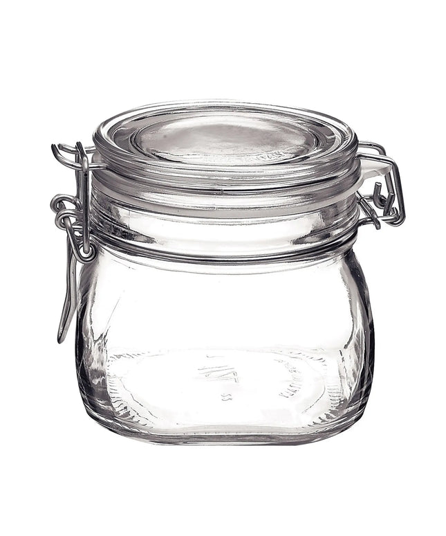 GGM Gastro (6 pcs) Bormioli Rocco | Clip Top Preserve Jar - DUBLIN - 500ml - with Clip Top Lid