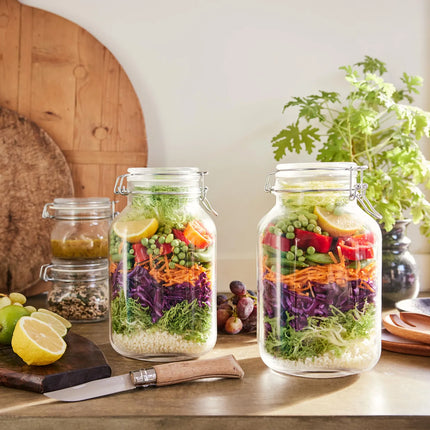 GGM Gastro (6 pcs) Bormioli Rocco | Clip Top Preserve Jar - DUBLIN - 5L - with Clip Top Lid