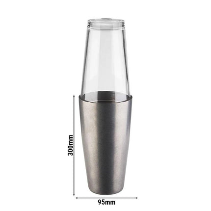 GGM Gastro (6 pcs) Boston Can Set - 2-piece set - Stainless steel - 0.7L