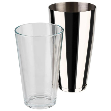GGM Gastro (6 pcs) Boston Can Set - 2-piece set - Stainless steel & glass - 0.7L