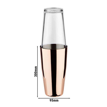 GGM Gastro (6 pcs) Boston Shaker Can - 2-piece set - Copper - 0.7L