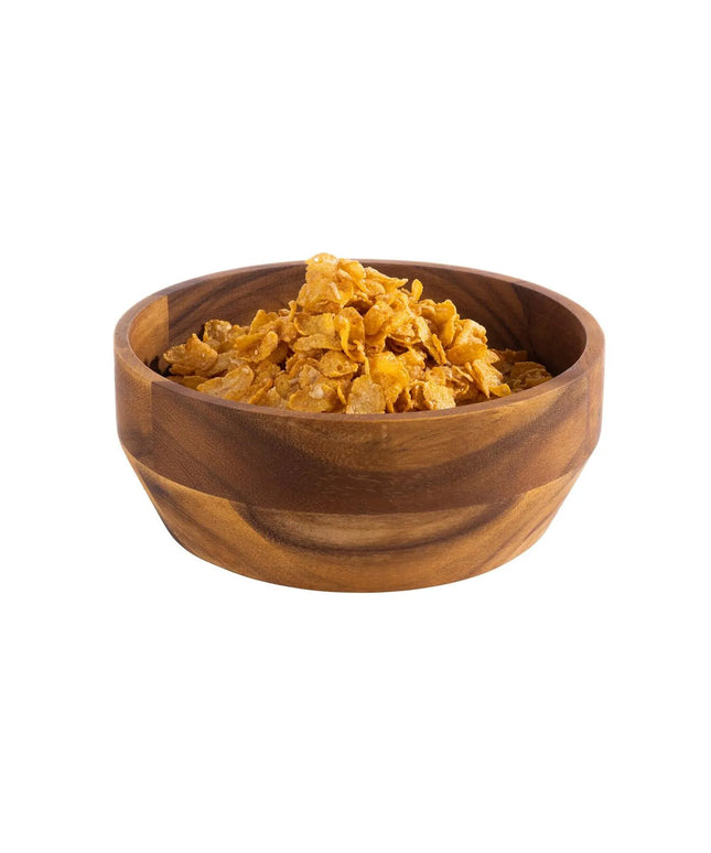 GGM Gastro (6 pcs) Bowl - ACACIA - Acacia Wood - 1.8L - 210x210mm - Depth: 85mm - Brown
