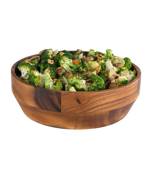 GGM Gastro (6 pcs) Bowl - ACACIA - Acacia Wood - 3L - 270x270mm - Depth: 85mm - Brown