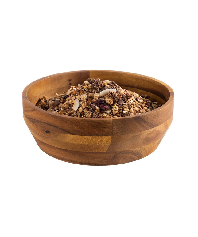 GGM Gastro (6 pcs) Bowl - ACACIA - Wood - 2.5L - 250x250mm - Depth: 85mm - Brown