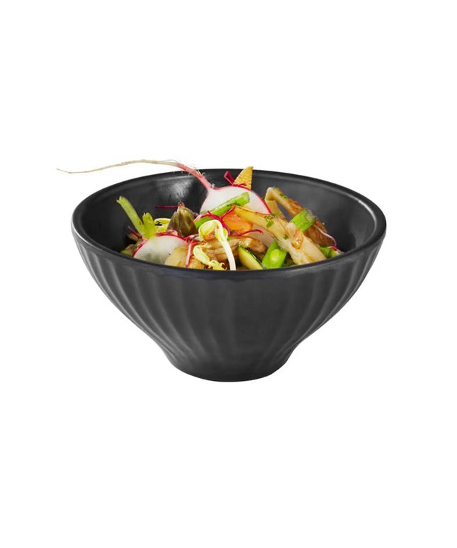 GGM Gastro (6 pcs) Bowl - AIKO - Melamine - 200ml - square - 120x120mm - Depth: 60mm - Black