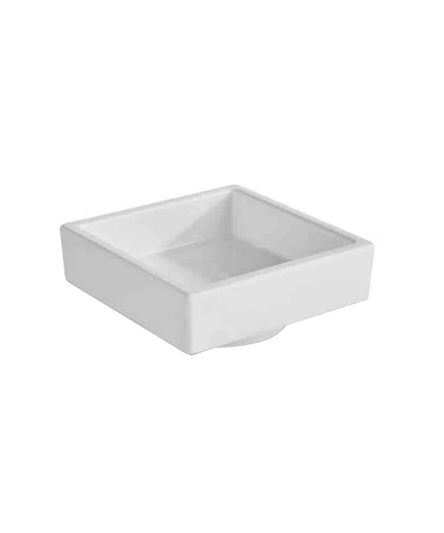 GGM Gastro (6 pcs) Bowl - ASIA PLUS - Melamine - 0.05L - square - 75x75mm - Depth: 30mm - White