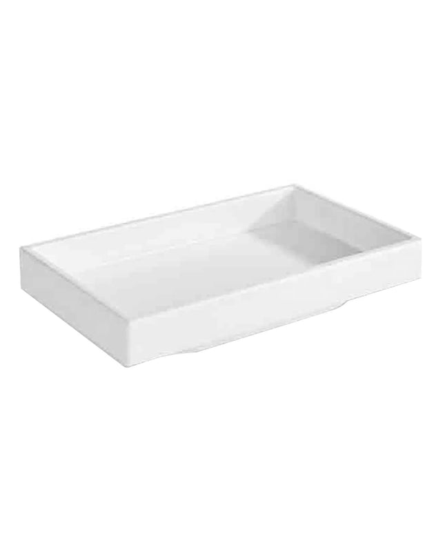 GGM Gastro (6 pcs) Bowl - ASIA PLUS - Melamine - 0.15L - square - 155x95mm - Depth: 30mm - White