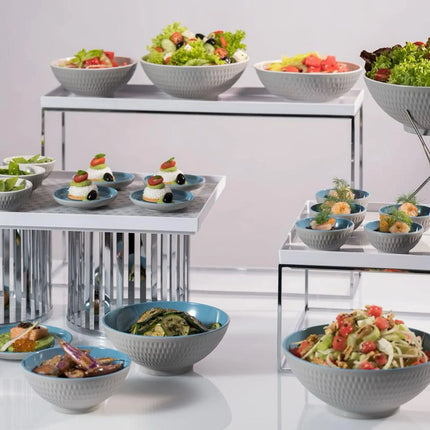 GGM Gastro (6 pcs) Bowl - ASIA PLUS - Melamine - 0.35L - 130x130mm - Depth: 55mm - White