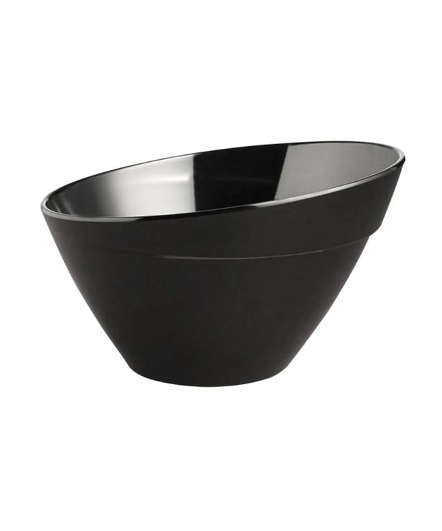 GGM Gastro (6 pcs) Bowl - BALANCE - Melamine - 2.5L - Ø 245mm - Depth: 150mm - Black