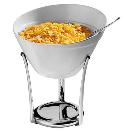 GGM Gastro (6 pcs) Bowl - BALANCE - Melamine - 2.5L - 245x245mm - Depth: 150mm - White