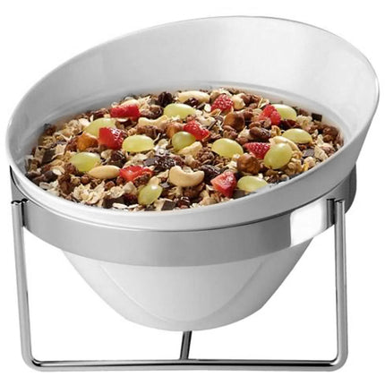 GGM Gastro (6 pcs) Bowl - BALANCE - Melamine - 2.5L - 245x245mm - Depth: 150mm - White