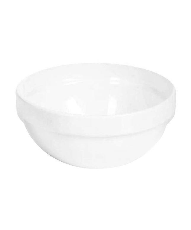 GGM Gastro (6 pcs) Bowl - CASUAL MAXI - Melamine - 2.5L - round - Ø 230mm - 230x230mm - Depth: 105mm - White