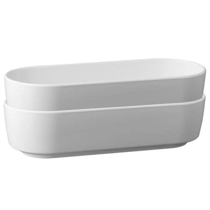 GGM Gastro (6 pcs) Bowl - CASUAL - Melamine - 1L - 265x105mm - Depth: 65mm - White