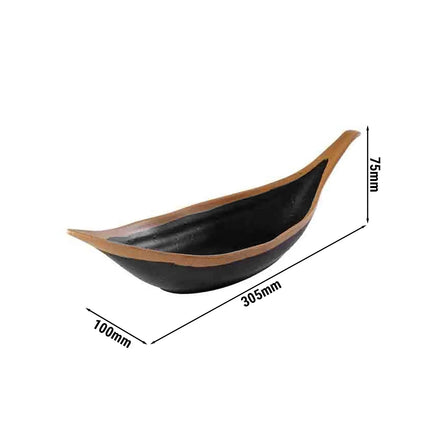 GGM Gastro (6 pcs) Bowl - CROCKER - Melamine - 0.17L - 305x100mm - Depth: 75mm - Brown/Terracotta