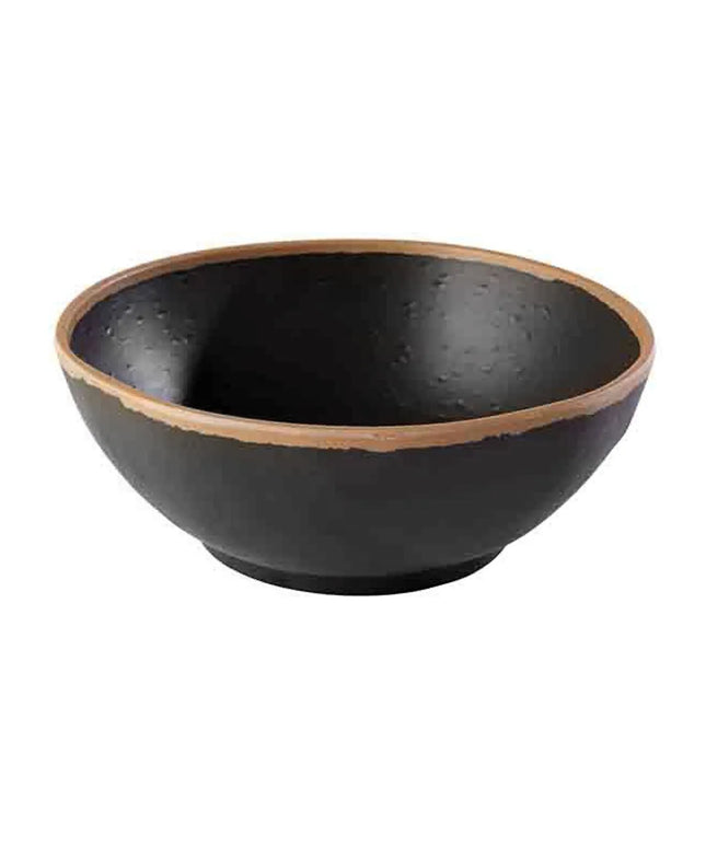 GGM Gastro (6 pcs) Bowl - CROCKER - Melamine - 1.45L - Ø 210mm - 210x210mm - Depth: 80mm - Brown/Terracotta