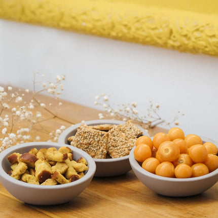 GGM Gastro (6 pcs) Bowl - ELEMENT - Concrete - 1.1L - square - 220x220mm - Depth: 105mm - Grey