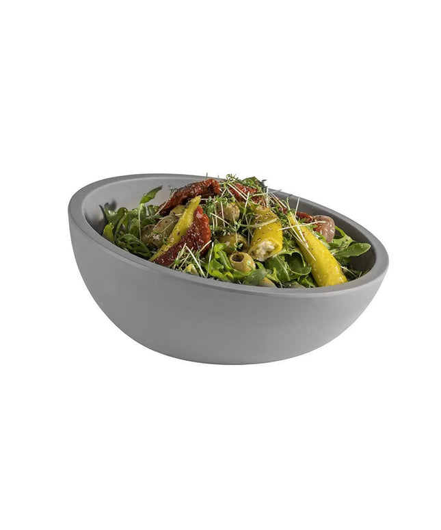 GGM Gastro (6 pcs) Bowl - ELEMENT LOOK - Melamine - 0.7L - square - 215x215mm - Depth: 95mm - Grey