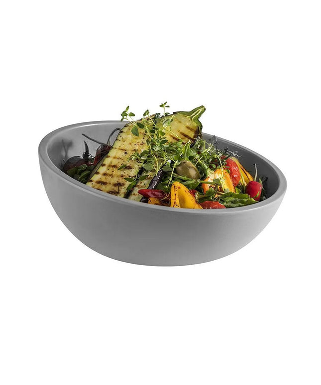 GGM Gastro (6 pcs) Bowl - ELEMENT LOOK - Melamine - 1.45L - 260x260mm - Depth: 125mm - Grey