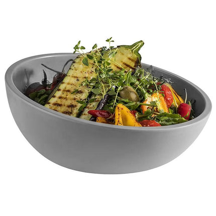 GGM Gastro (6 pcs) Bowl - ELEMENT LOOK - Melamine - 1.45L - 260x260mm - Depth: 125mm - Grey