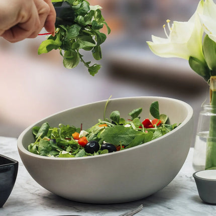 GGM Gastro (6 pcs) Bowl - ELEMENT LOOK - Melamine - 1.45L - 260x260mm - Depth: 125mm - Grey