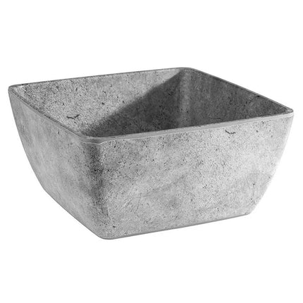 GGM Gastro (6 pcs) Bowl - ELEMENT - Melamine - 3.8L - square - 250x250mm - Depth: 120mm - Grey