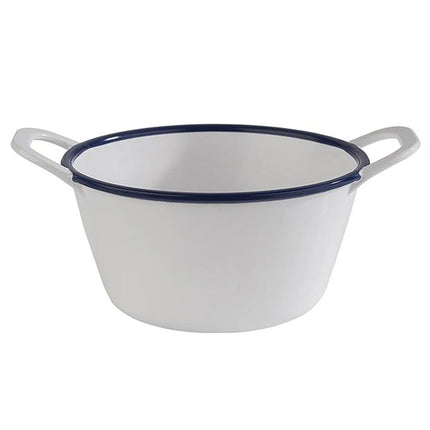 GGM Gastro (6 pcs) Bowl - ENAMEL LOOK - Melamine - 0.3L - 150x115mm - Depth: 65mm - White