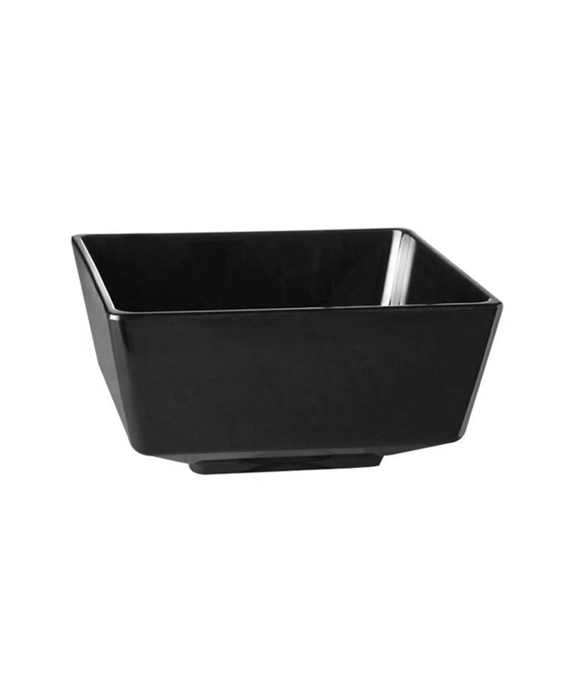 GGM Gastro (6 pcs) Bowl - FLOAT - Melamine - 0.5L - square - 125x125mm - Depth: 60mm - Black